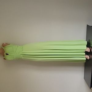 Sangria Green Goddess Dress. Size 10.